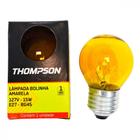 Lampada Colorida Thompson 15Wx127V. Amarela ./ Kit Com 10 Peca