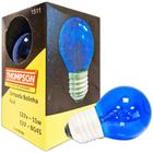 Lampada Colorida Thompson 15Wx127V. Azul - Kit C/10 Peca