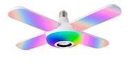 Lâmpada Com Caixa De Som Bluetooth Colorida Rgb De Teto