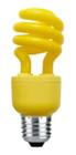Lâmpada Compacta Amarela Espiral 15w 127v E27 Anti Inseto