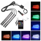 Lâmpada de faixa de LED Uniwit Car Interior 72 LED DC 12V com controle remoto