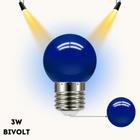 Lâmpada de Led Bolinha 3W G45 Azul Kian