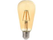 Lâmpada de LED Bulbo Kian E27 Âmbar 4W 2200K - ST64 Antique Nouveau