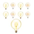 Lampada de Led Multi Filamento Ballon 9 Uni Retro Vintage Bivolt 380lm 30W Iluminação