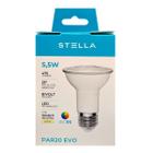 Lâmpada de Led PAR20 5,5W 4000K 25 IRC 95 E27 Bivolt - Stella - STH20020/40