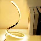 Lâmpada de mesa espiral moderna da luz protetora do diodo emissor de luz
