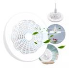 Lâmpada de Teto com Ventilador Oscilante, 30W e Controle Remoto - Conforto Personalizado