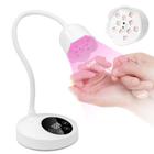 Lâmpada de unhas UV Makartt Luminoza 10W LED recarregável 4 temporizadores