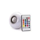 Lâmpada Decorativa Bluetooth Toca Música Com Luz LED Colorido - Branco - WJ-L2