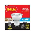 lâmpada Dicroica Led Ence MR16 GU10 4,5W 6500K Luz Branca G-light