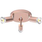 Lâmpada do teto de luxo de 15cm 220V Spotlight *3 Rosa Ouro Luz de Ferro Corredor do Corredor do Corredor Lâmpada Do Restaurante Lâmpada - HTTN