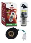 Lampada Farol Led Biz 125 06 A 08 + Soquete Farol - Geral