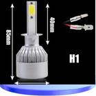 Lâmpada Farol Super Led Alto E Baixo Par C6-H1 H3 H7 H8/H11 H27 HB3 HB4 H16 FRIO 72000Lumen