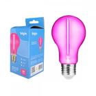 Lampada Filamento De Led Elgin A60 - 1W. 50Lm E-27 Bivolt Rosa