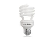 Lâmpada Fluorescente Compacta 25W 2700K Espiral 127V - Ourolux