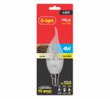 Lâmpada G-light Chama Vela Clara Led C35 4w 3000k Autovolt