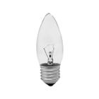 Lampada incandecente vela lisa clara 40w 1xe27 220v taschibra