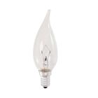 Lâmpada Incandescente Vela Bico Torto Clara E14 25W 127V Toplux