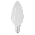 Lâmpada Incandescente Vela Lisa Branca 40W Luz Amarela 127V E14 Empalux