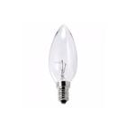 Lâmpada Incandescente Vela Lisa Transparente 25W Luz Amarela 127V E14 Empalux