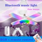 Lâmpada Inteligente Bluetooth Caixa de Som Alto Falante 12w 48w 36w 50w 13 Cores Controle Remoto