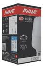 Lâmpada Led 20W Bulbo E27 6500K Bivolt Avant