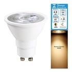 Lampada LED 4.8W Dicroica MR16 GU10 Branco Quente 3000K Bivolt - Galaxy LED