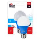 Lâmpada Led 7w Color Classic Decorativa Azul E27 KIAN