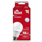 Lâmpada Led A65 15w Bivolt E27 3000k - Kian