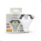 Lâmpada Led Ar70 4.8W 2700K Luz Quente Gu10 Com Dimmer 220V