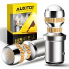 Lâmpada LED AUXITO 1157 Amarelo Âmbar 2057 2357 7528 BAY15D (x2)