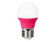 Lâmpada Led Bolinha 3w Rosa Bivolt