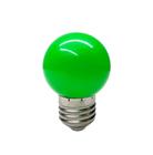 Lampada led bolinha e27 3,0w 127v verde galaxy