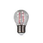 Lâmpada Led Bolinha Filamento 2W Vermelho E27 IP20 Bivolt Avant