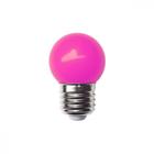 Lampada Led Bolinha Galaxy E27 1.5Wx220V Rosa 1219 ./ Kit Com 10