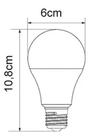 Lâmpada Led Bulbo A60 12w Branco Frio 6500k Bivolt E27 Galaxy