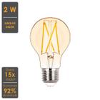 Lâmpada LED Bulbo Filamento E27 2W Vintage 2400K Bivolt - Stella -STH6335/24