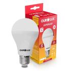 Lâmpada Led Bulbo Ouro 9W 12V E27 6500K Luz Branca Ourolux