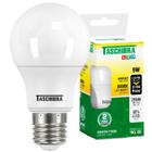 Lampada Led Bulbo Pera 9w E27 Branca Quente 3000k - TASCHIBRA