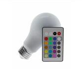 Lâmpada LED Bulbo RGB 3,5W com Controle Bivolt