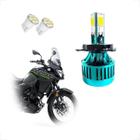 Lâmpada Led Chip H4 Foco Duplo Stallion Y4 Versysx 300 2018 2019 2020 2021 2022 2023 2024