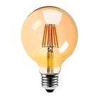 Lâmpada LED Filamento G80 Âmbar 4W E27 Saime Vintage - Embuled