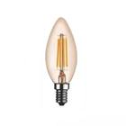 Lâmpada LED filamento Vela Balão E14 4W