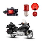 Lâmpada Led Freio 2 Polos Sequencial Strobo Goldwing 1800 1993 1994 1995 1996 1997 1998 1999 2000 2001 até 2012