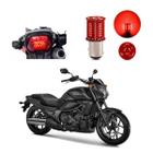 Lâmpada Led Freio 2 Polos Sequencial Strobo Moto CTX 700N 2014