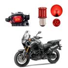 Lâmpada Led Freio 2 Polos Sequencial Strobo Moto XT 1200Z Super Teneré 2012 2013