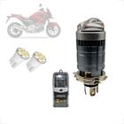 Lâmpada Led H4 Farol Alto e Baixo Stallion M01F Moto Honda NC 700x ABS 2013 2014 2015