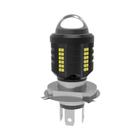 Lâmpada LED H4 Hi/Lo Beam para Motocicleta - 12V, Super Brilhante (H6 BA20D)