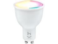 Lâmpada LED Inteligente 5W Dimerizável Wi-Fi - Bluetooth RGB+W 2700-6500K GU10 Geonav HIG10QF