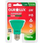 Lâmpada Led Par 20 Bivolt 6 Watts Verde IP65 - OUROLUX - OUROLUX COMERCIAL LTDA